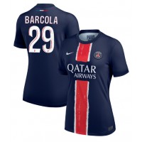 Paris Saint-Germain Bradley Barcola #29 Hjemmedrakt Dame 2024-25 Kortermet